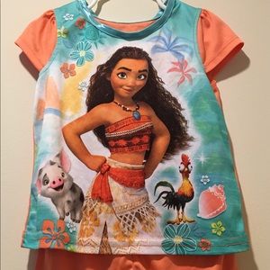 Moana Toddler Girls’ Shirt and Shorts